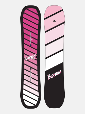 BURTON JR Smalls Snowboard Kids 2024 - Pink/Black